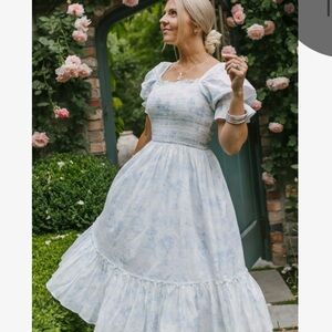 Ivy City Co Blue Valencia Dress